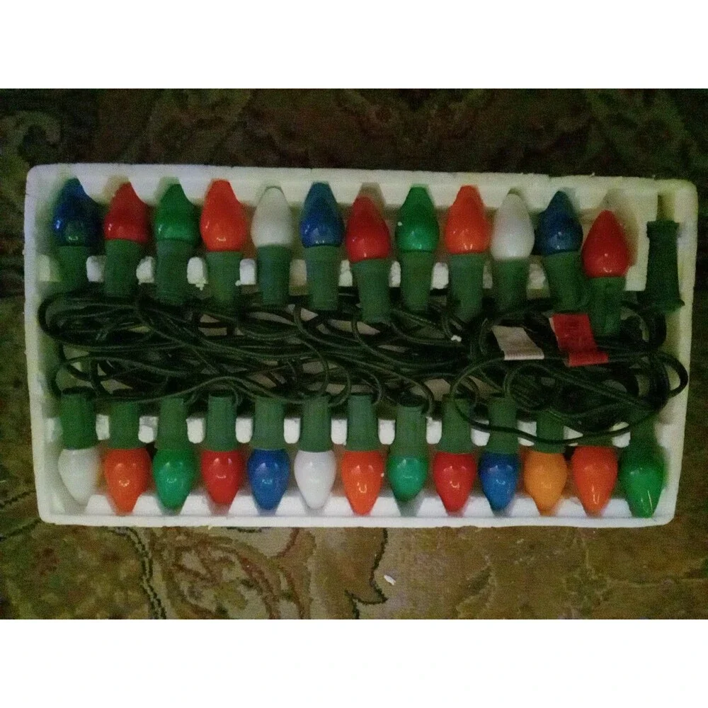 Greatland Christmas Indoor Outdoor Multi Color C7 25 Light Set